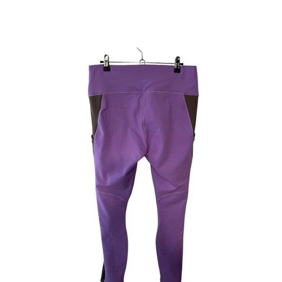 Fabletics On-The-Go PowerHold High-Waisted Pocket Leggings Ultraviolet Mesh XL - Picture 9 of 10